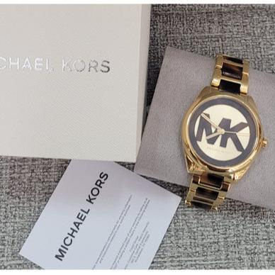 Michael Kors Janelle Three-Hand Gold Dial Two Tone Steel Strap Watch For Women - MK7136 Buy Now By Michael Kors