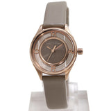 Marc Jacobs Tether Grey Dial Grey Leather Strap Watch for Women - MBM1375 Buy Now By Marc Jacobs