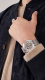 Guess Tailor Multifunction Silver Dial Silver Mesh Bracelet Watch for Men - GW0368G1 Buy Now By Guess