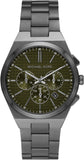 Michael Kors Lennox Chronograph Black Dial Grey Steel Strap Watch For Men - MK9118 Buy Now By Michael Kors