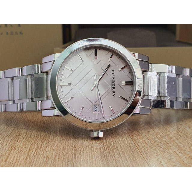 Burberry The City Silver Dial Silver Steel Strap Watch for Women - BU9143 Buy Now By Burberry