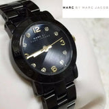 Marc Jacobs Amy Black Dial Black Steel Strap Watch for Women - MBM8595 Buy Now By Marc Jacobs