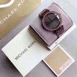 Michael Kors Darci Black Dial Purple Steel Strap Watch for Women - MK3554 Buy Now By Michael Kors