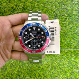 Fossil FB-03 Chronograph Black Dial Silver Steel Strap Watch for Men - FS5767 Buy Now By Fossil