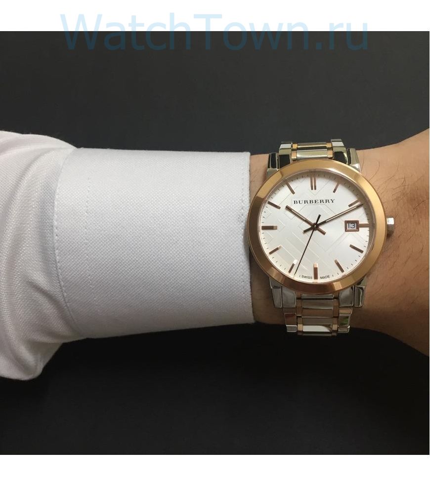 Burberry The City White Dial Two Tone Steel Strap Watch for Women - BU9006 Buy Now By Burberry