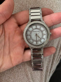 Michael Kors Kerry Silver Tone Silver Steel Strap Watch for Women - MK3311 Buy Now By Michael Kors