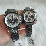 Michael Kors Bradshaw Chronograph Quartz White Dial Grey Steel Strap Watch For Men - MK5952 Buy Now By Michael Kors