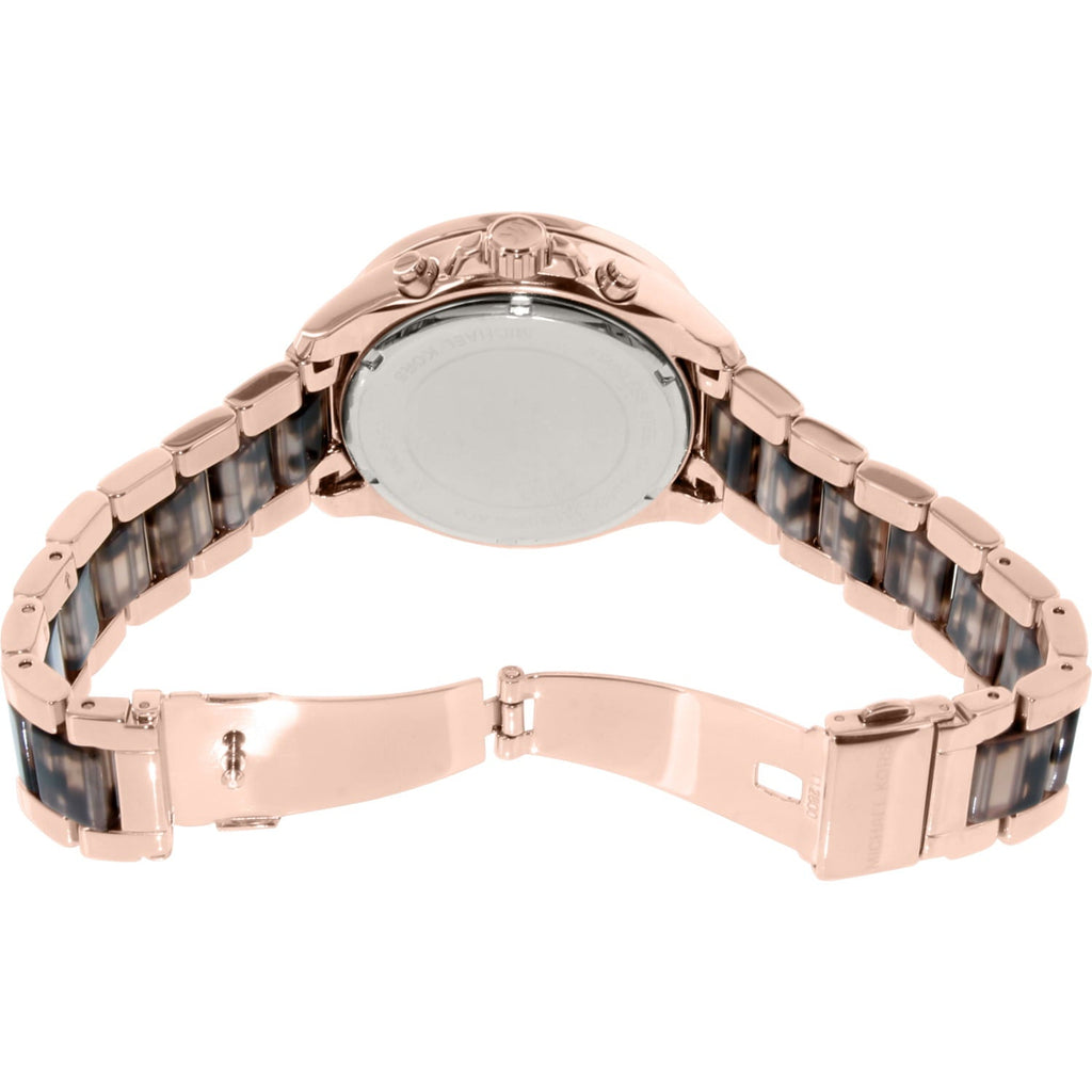 Michael Kors Wren Diamonds Rose Gold Dial Two Tone Steel Strap Watch for Women - MK6159 Buy Now By Michael Kors