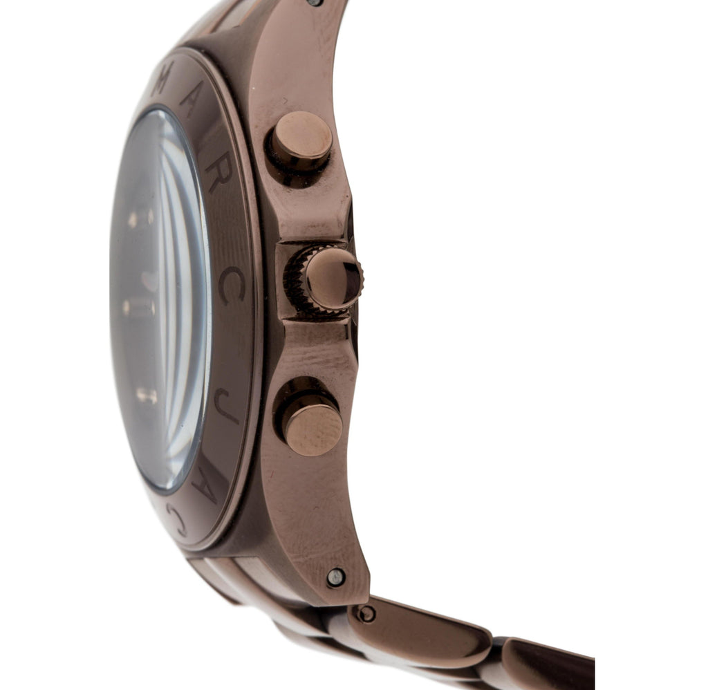 Marc Jacobs Blade Chronograph Brown Dial Brown Steel Strap Watch for Women - MBM3121 Buy Now By Marc Jacobs