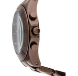 Marc Jacobs Blade Chronograph Brown Dial Brown Steel Strap Watch for Women - MBM3121 Buy Now By Marc Jacobs