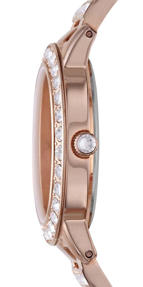 Fossil Jesse Crystal Rose Gold Dial Rose Gold Steel Strap Watch for Women - ES3020 Buy Now By Fossil