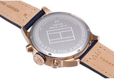 Tommy Hilfiger Trent Chronograph Grey Dial Black Leather Strap Watch For Men - 1791808 Buy Now By Tommy Hilfiger