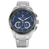 Maserati Traguardo Chronograph 45mm Blue Dial Stainless Steel Watch For Men - R8873612014 Buy Now By Maserati