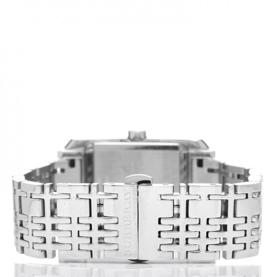 Burberry Heritage Diamond White Dial Silver Stainless Steel Strap Watch for Women - BU1583 Buy Now By Burberry