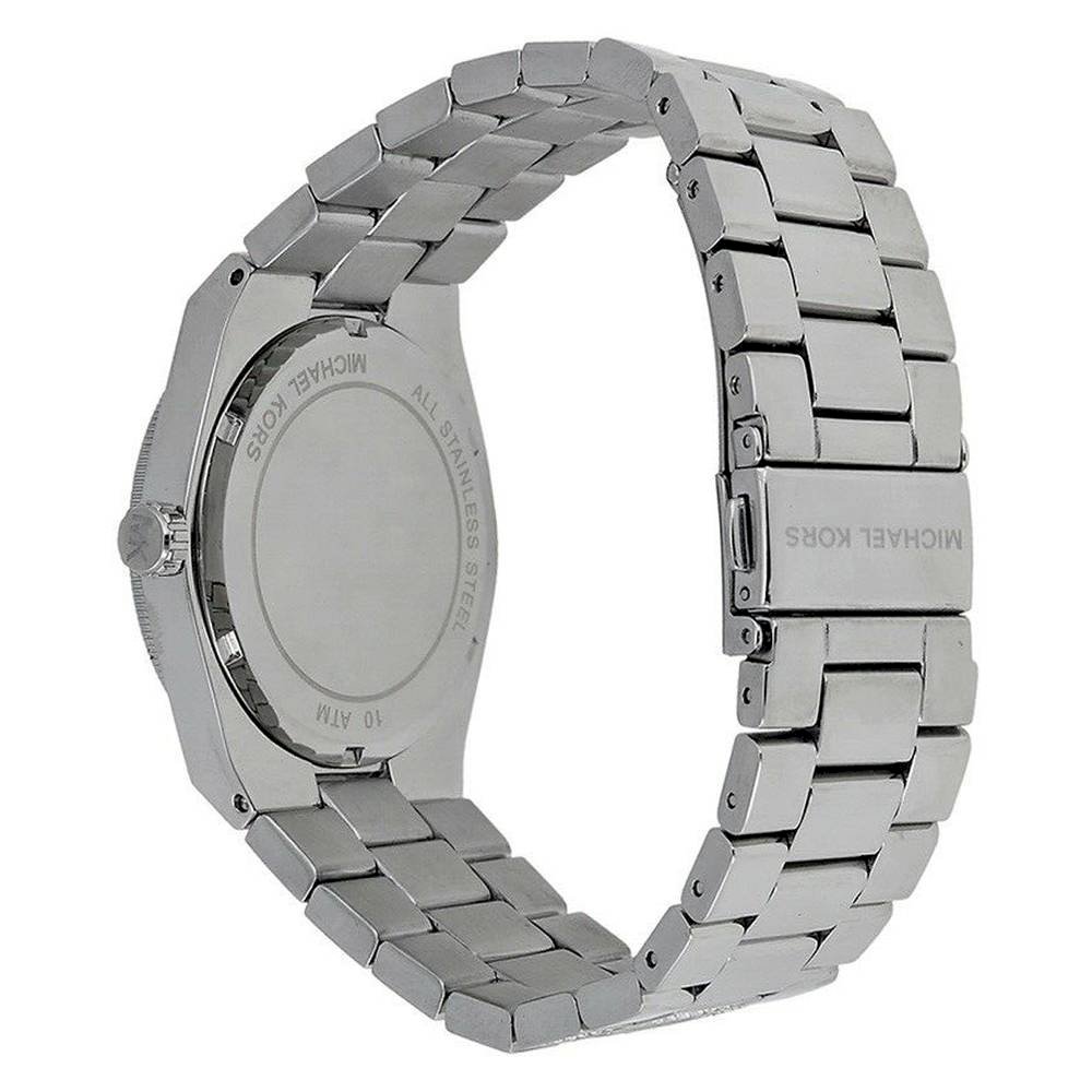 Michael Kors Channing Diamonds Black Dial Silver Steel Strap Watch for Women - MK6089 Buy Now By Michael Kors