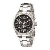 Maserati Competizione Chronograph Black Dial Silver Steel Strap Watch For Men - R8853100012 Buy Now By Maserati