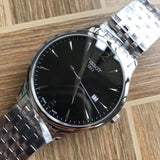 Tissot T Classic Tradition Black Dial Silver Steel Strap Watch For Men - T063.610.11.057.00 Buy Now By Tissot