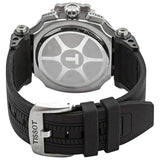 Tissot T Race Chronograph White Dial Black Silicone Strap Watch For Men - T115.417.27.011.00 Buy Now By Tissot