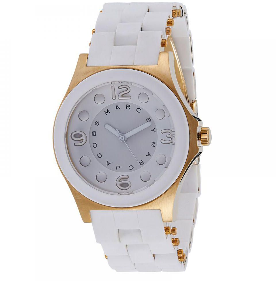 Marc Jacobs Pelly White Dial White Silicone Strap Watch for Women - MBM2526 Buy Now By Marc Jacobs