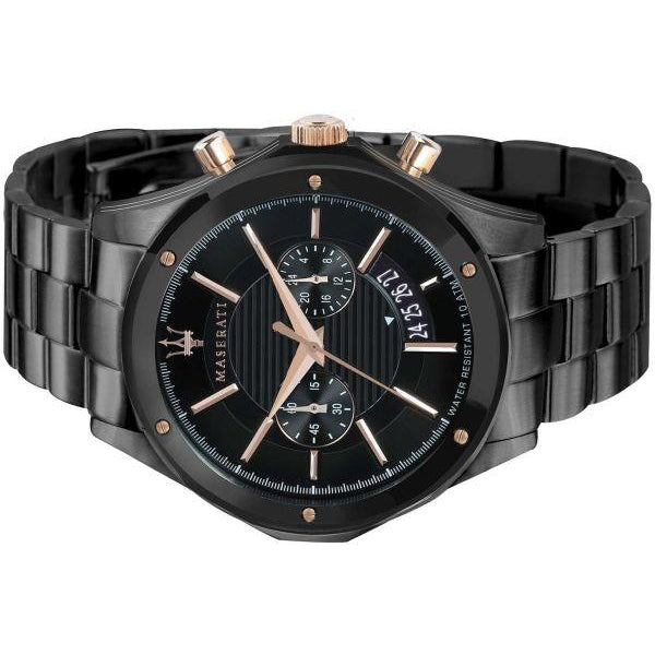 Maserati Circuito Black Dial Black Steel Strap Watch For Men - R8873627001 Buy Now By Maserati