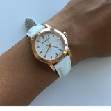 Burberry The City White Dial White Leather Strap Watch for Women - BU9209 Buy Now By Burberry