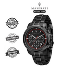 Maserati Successo 44mm Black Dial Black Steel Strap Watch For Men - R8873621014 Buy Now By Maserati