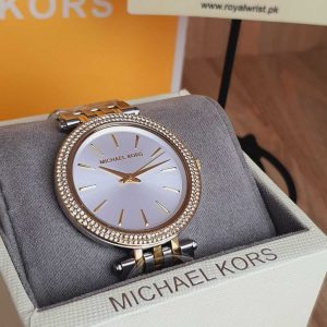 Michael Kors Darci Silver Dial Two Tone Stainless Steel Strap Watch for Women - MK3215 Buy Now By Michael Kors