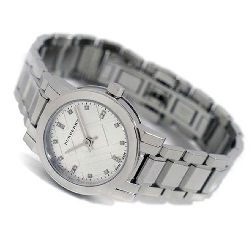 Burberry The City Silver Dial Silver Steel Strap Watch for Women - BU9213 Buy Now By Burberry