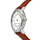 Marc Jacobs Roxy Silver Dial Brown Leather Strap Watch for Women - MJ1572 Buy Now By Marc Jacobs