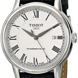 Tissot Carson Powermatic 80 White Dial Black Leather Strap Watch For Men - T085.407.16.013.00 Buy Now By Tissot