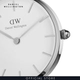Daniel Wellington Classic Petite Cornwall White Dial Black Nylon Strap Watch For Women - DW00100252 Buy Now By Daniel Wellington