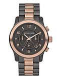 Michael Kors Runway Chronograph Grey Dial Two Tone Steel Strap Unisex Watch - MK8189 Buy Now By Michael Kors
