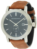 Burberry The City Black Dial Brown Leather Strap Watch for Men - BU9905 Buy Now By Burberry