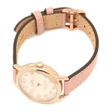 Coach Delancey Cream Dial Blush Pink Leather Strap Watch for Women - 14502750 Buy Now By Coach