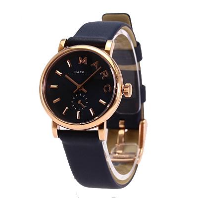 Marc Jacobs Baker Navy Blue Dial Blue Leather Strap Watch for Women - MBM1331 Buy Now By Marc Jacobs