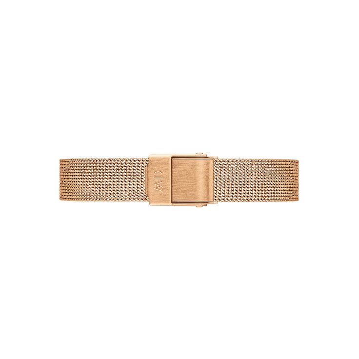 Daniel Wellington Quadro Melrose Black Dial Rose Gold Mesh Bracelet Watch For Women - DW00100432 Buy Now By Daniel Wellington