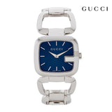 Gucci G Gucci Blue Dial Silver Steel Strap Watch For Women - YA125508 Buy Now By Gucci