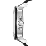 Diesel Mr Daddy Chronograph Black Dial Black Leather Strap Watch For Men - DZ7313 Buy Now By Diesel