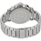 Tommy Hilfiger Briggs Chronograph Black Dial Silver Steel Strap Watch for Men - 1791422 Buy Now By Tommy Hilfiger
