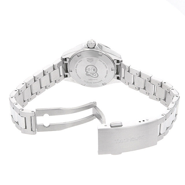 Tag Heuer Aquaracer Diamonds Mother of Pearl White Dial Silver Steel Strap Watch for Women - WBD1413.BA0741 Buy Now By Tag Heuer