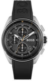 Hugo Boss Volane Grey Dial Black Silicone Strap Watch for Men - 1513953 Buy Now By Hugo Boss