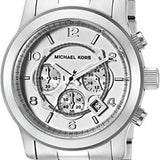 Michael Kors Runway Silver Dial Silver Steel Strap Watch for Men- MK8086 Buy Now By Michael Kors