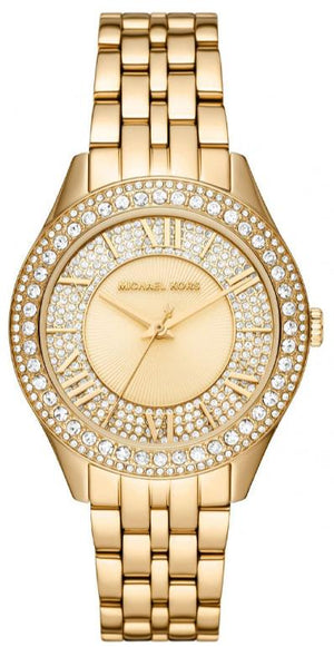 Michael Kors Harlowe Three-Hand Quartz Gold Dial Gold Steel Strap Watch For Women - MK4709 Buy Now By Michael Kors