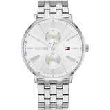 Tommy Hilfiger Jenna Quartz White Dial Silver Steel Strap Watch for Women - 1782068 Buy Now By Tommy Hilfiger