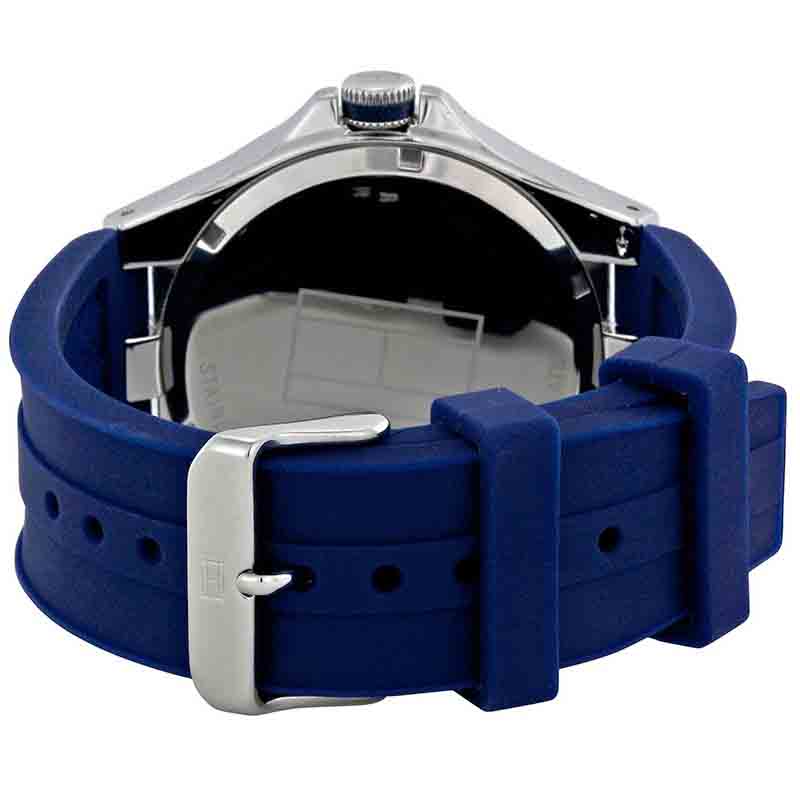 Tommy Hilfiger Drew Black Dial Black Rubber Strap Watch for Men - 1791062 Buy Now By Tommy Hilfiger