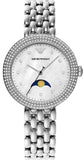 Emporio Armani Rosa Quartz Mother of Pearl Dial Silver Steel Strap Watch For Women - AR11461 Buy Now By Emporio Armani