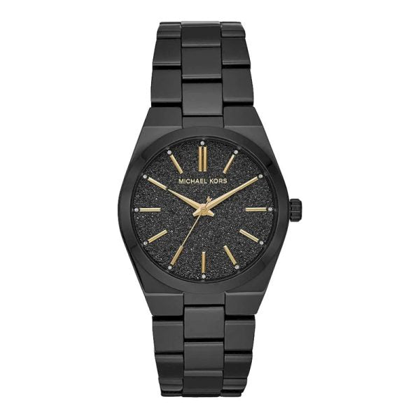 Michael Kors Channing Quartz Black Dial Black Steel Strap Watch For Women - MK6625 Buy Now By Michael Kors