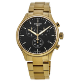 Tissot Chrono XL Classic Black Dial Gold Steel Strap Watch for Men - T116.617.33.051.00 Buy Now By Tissot