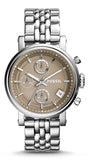 Fossil Boyfriend Chronograph Brown Dial Silver Steel Strap Watch for Women - ES3747 Buy Now By Fossil