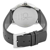 Calvin Klein Minimal Black Dial Black Leather Strap Watch for Men - K3M211C3 Buy Now By Calvin Klein